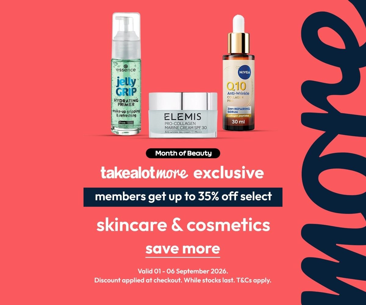 Save on skincare and cosmetics