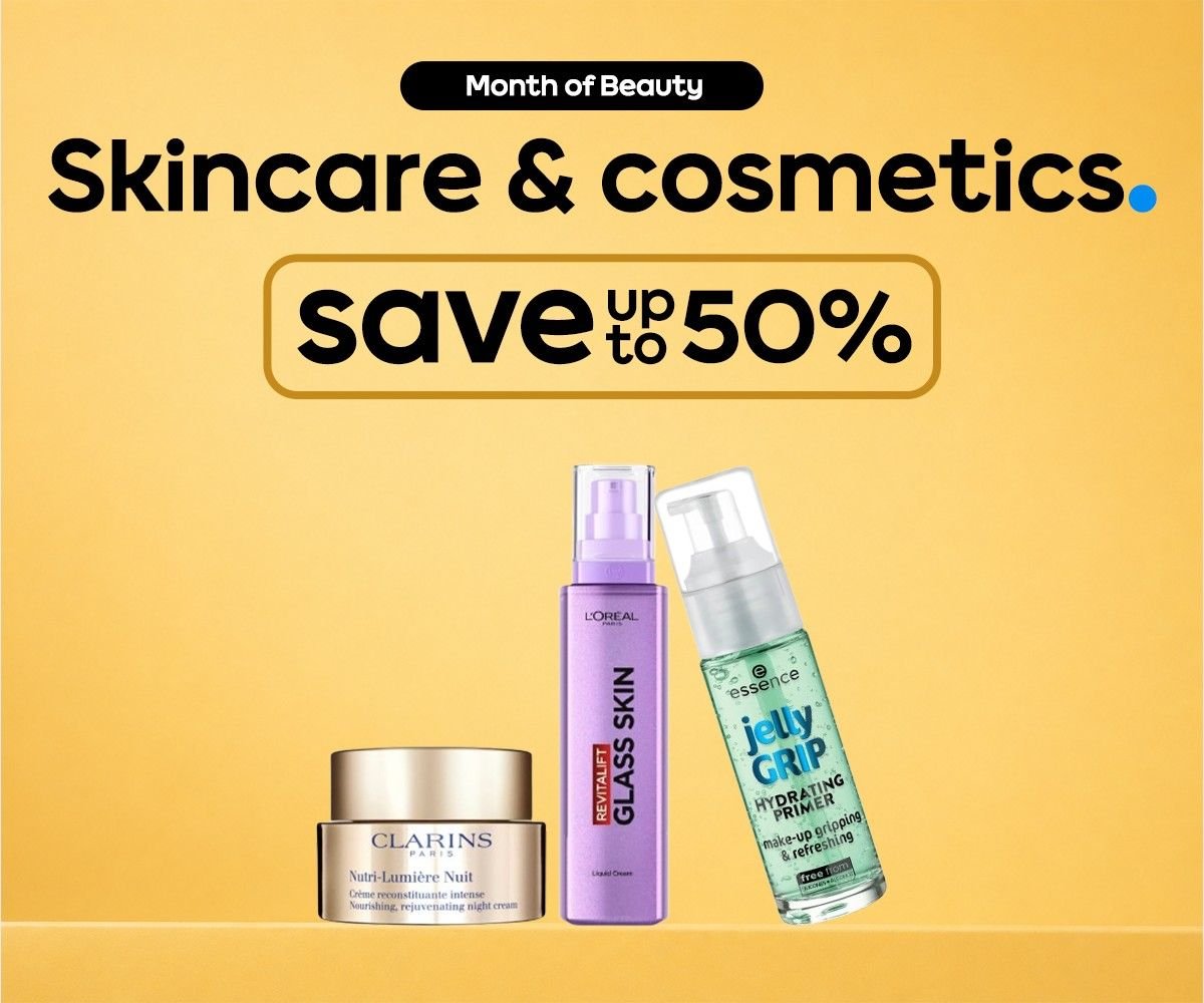 Month of Beauty — skincare and cosmetics, save up to 50%
