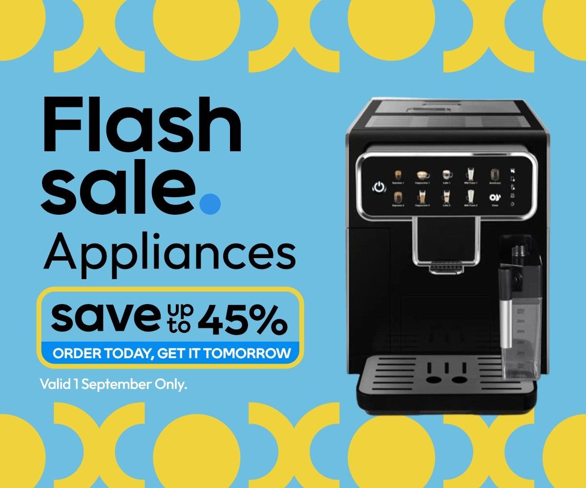 Appliances flash sale — save up to 45%