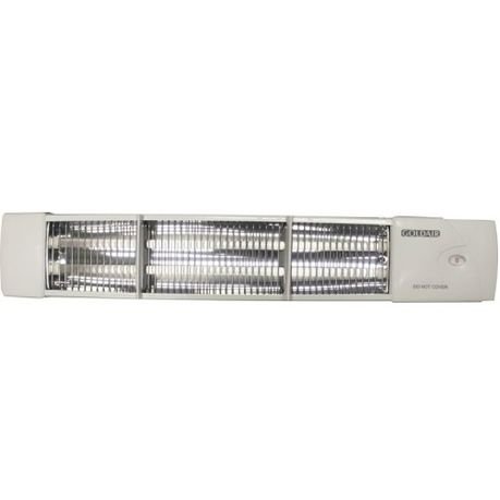 Goldair - 1200W 2 Bar Wall Mountable Bathroom Heater - White - 4296DB