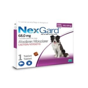 NexGard Chewables Tick & Flea Control, Large Dogs - 1 Tablet -Monthly,Fast