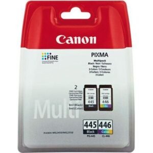 Canon PG-445 & CL-446 Original Ink Cartridges Multipack - Black & Colour
