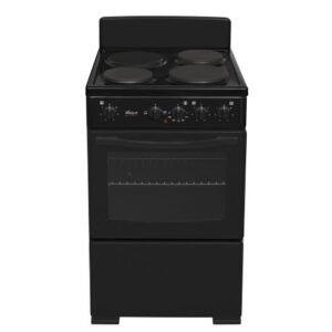 Univa 3 Plate Plug-in Stove U305-1B - Black