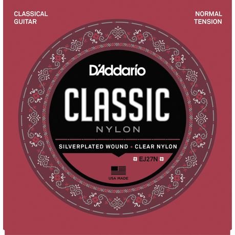 D'Addario EJ27N Classics Normal Tension Classical Guitar Strings