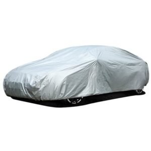 Car Cover Waterproof Sunproof Snowproof Dustproof Silver