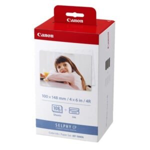 Canon Selphy KP-108IN Ink and Paper Set (108 Prints)