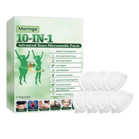Moringa 10-in-1 Nano Microdarts Patch, Natural Skin Care Patchs for Adult