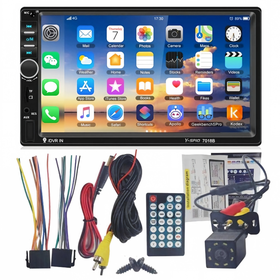 Car Radio Double Din Car Stereo 7" LCD Touch Screen in Dash Head Unit