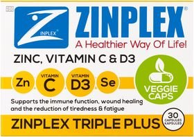 Zinplex Triple Plus Capsules 30's