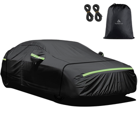 TopikaAuto 6-Layer Car Covers UV Rain Resistant Protection Waterproof