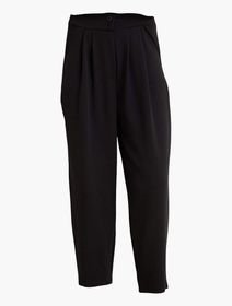 TRENDYOL Black Carrot Fit Scuba Knit Pants