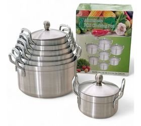 Aluminum Stainless Steel 14 piecePot