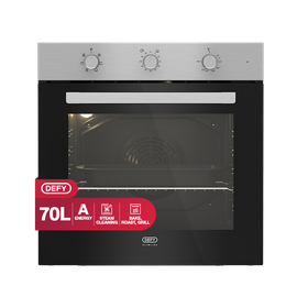 Defy 60cm Slimline Under Counter Oven DBO486E - Stainless Steel