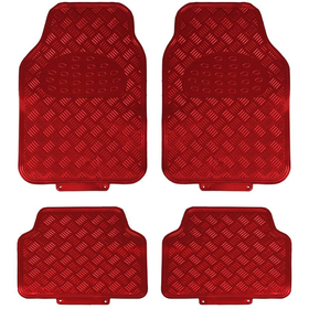 Metallic Car Mat Set - 4 Piece Set