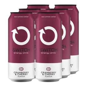 Switch Energy Cranberry & Cherry (6 x 500ml)