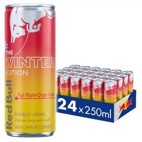 Red Bull Energy Drink Winter Edition Fuji Apple - Ginger - 24 pack