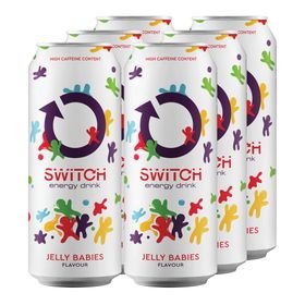 Switch Energy Drink Jelly Babies (6x 500ml)