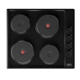 Defy DHD398 60cm Slimline Solid Hob w/ Control Panel - Black
