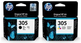 HP 305 Black and Color ink Bundle
