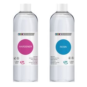 Epoxy Resin A&B 1:1 Resin and Hardener Kit - 1000ml
