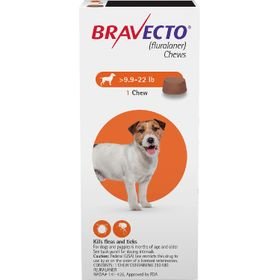 Bravecto Chewable Tick & Flea Tablet for Dogs - 4.5-10kg (1 Chew)