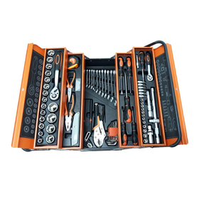 85 Piece Tool Box Set With Metal Box - 1/4" & 1/2"