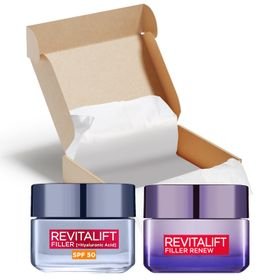 LOreal Revitalift Filler Hyaluronic Acid Day & Night Cream 2 Piece Bundle