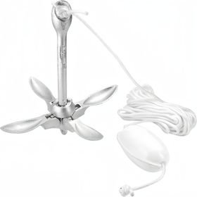 Folding Anchor with Rope Portable Anchor Folding Anchor with a Buoy Ball