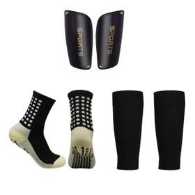 ASTER-Anti Slip Soccer Socks Football Sock, Leg Covers, and Shin Guards