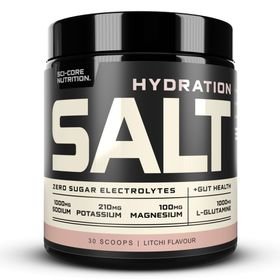 Hydration Salt - Zero Sugar Electrolytes - 30 Servings - Litchi