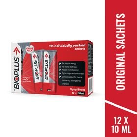 Bioplus Energy Booster Sachet Original - 12 x 10ml