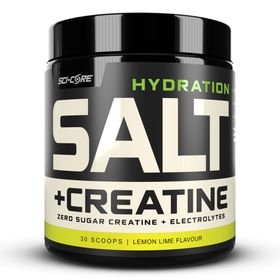 Hydration Salt + CREATINE Zero Sugar Electrolytes -30 servings- Lemon Lime