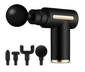 Rechargeable 4 Heads Portable Muscle Massage Gun Percussion Massager