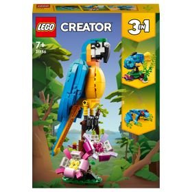 LEGO® Creator 3in1 Exotic Parrot 31136 Building Toy Set (253 Pieces)