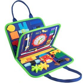 Toddler Busy Board Busy Book Montessori Toys Preschool Educational