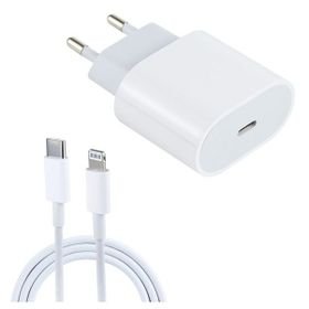 Fast Charger 25w - Type-C Cable and Adapter - iPhone Compatible