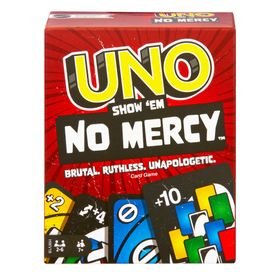 Uno Show 'Em No Mercy Card Game For Kids, Adults and Family Night