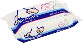 Bennetts Baby Wipes 80's
