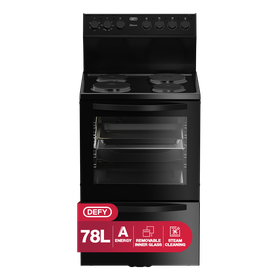 Defy 60cm DSS694 Stove with 4 plate+Electric Oven & Hob with Warmer Drawer