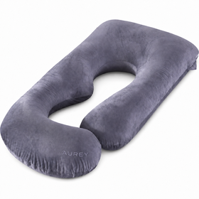 Pregnancy Pillows for Sleeping U-Shaped Full Body Pillow with Velvet Cover