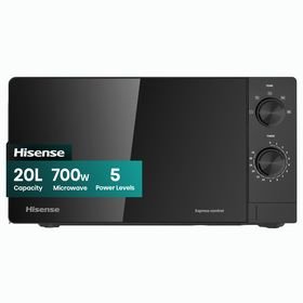 Hisense 20L Mechanical Microwave with 5 Power Levels & Defrost Function