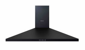 Hisense 90cm Stainless Steel Chimney Cookerhood - Black