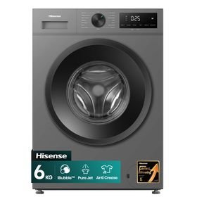 Hisense 6Kg Front Loader Washing Machine with Automix Dispenser & Pure Jet