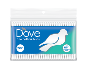 Dove Cotton Ear Buds In Bag - 200's
