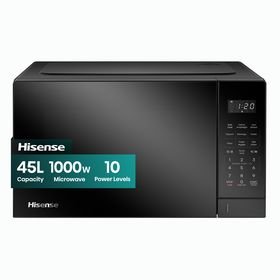 Hisense 45L 1000W Electronic Microwave Oven - Black