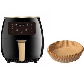 6L Digital Roaster Air Fryer with Paper Liners