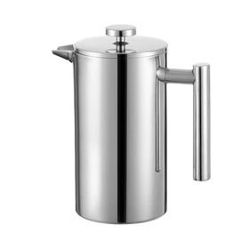 French Press Coffee Maker - Double Wall Insulation Coffee Press/Tea Brewer