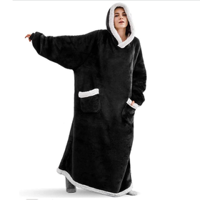 Fleece Hoodie Warm-Wear Onesie Extra Length