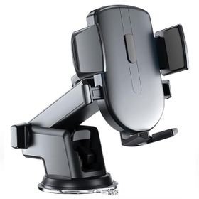 Car Phone Holder Automatic Lock with Suction Cup for Windshield Dashboard