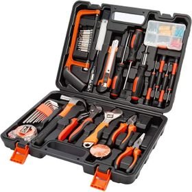 HXA 100 Pieces Universal Portable Hand Tool Set for Daily Household Repairs